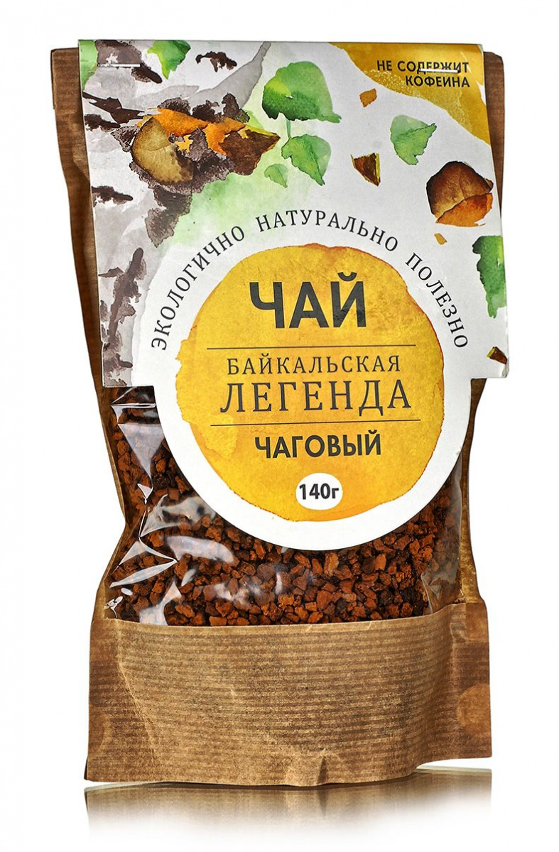 Чаговый чай "Байкальская легенда", гранулы 140 гр