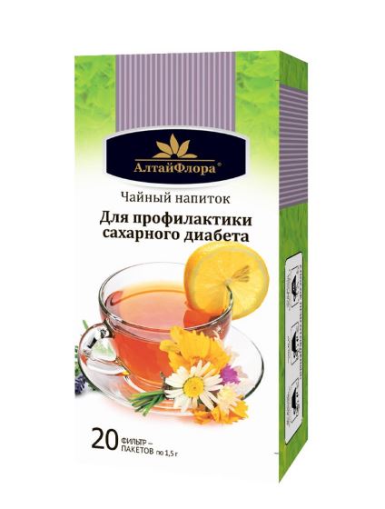 Напиток чайный "Для профилактики сахарного диабета"  20 ф/п * 1,5 гр.