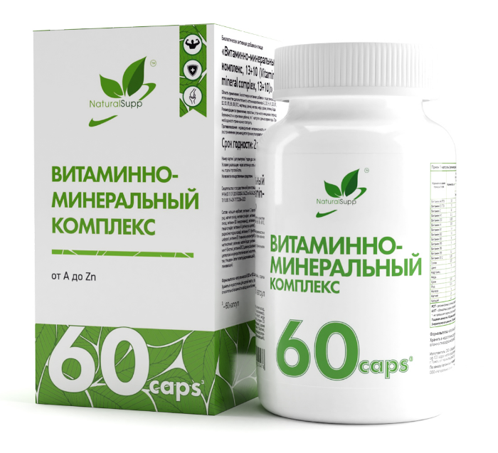 Витаминно-минеральный комплекс 60 капс NaturalSupp