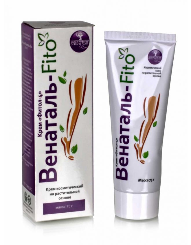 Крем. Фитол-4. Тромбофлебитный 75гр. Алфит-плюс