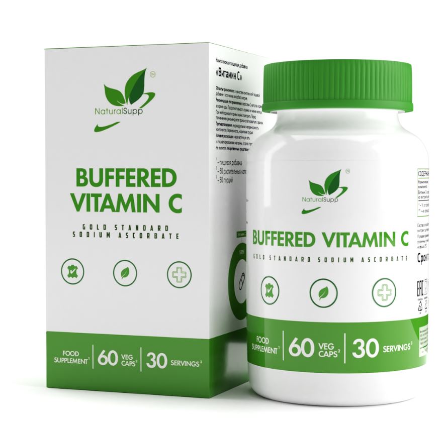 Аскорбат натрия (Витамин С) 60 капс. NaturalSupp