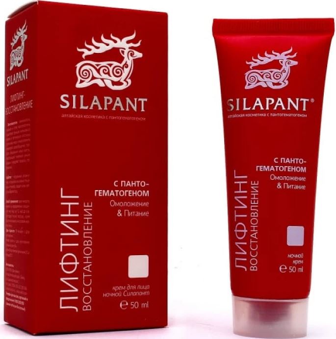 Силапант Крем для лица ночной  Лифтинг восстановление с пантогематогеном 50мл.