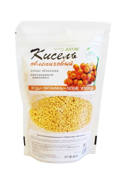 Кисель облепиховый 250г.дойпак