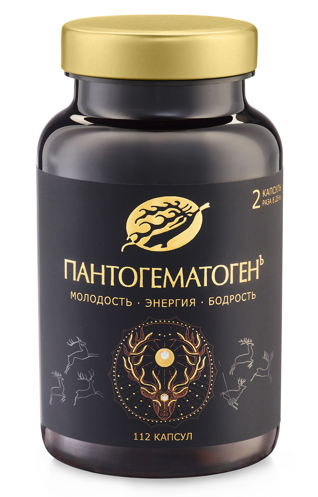 Пантогематоген. Молодость, энергия , бодрость №112*0,2гр. флакон БАД Пантопроект