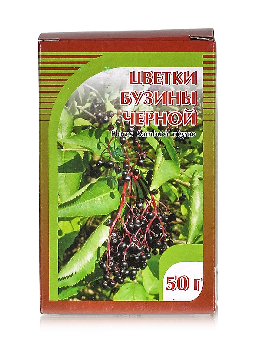 Бузина черная, цветки 50гр.  Хорст