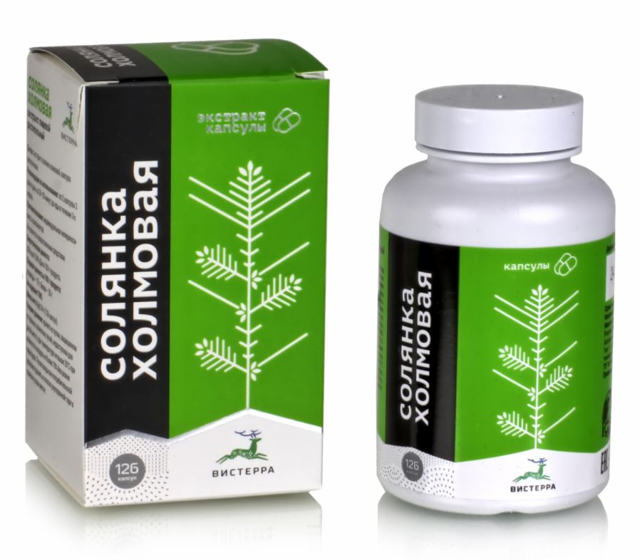 Экстракт "Солянка холмовая" 126капсул. 54гр.  Вистерра