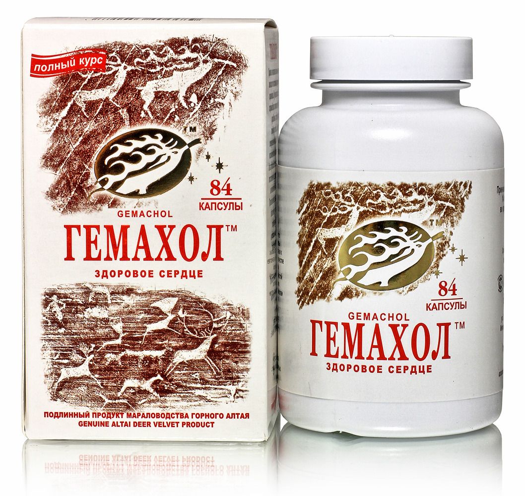 Гемахол. Здоровое сердце №84*0,2гр. флакон БАД Пантопроект