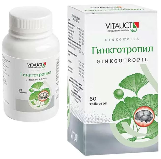 Гинкготропил, таблетки №60. Витаукт