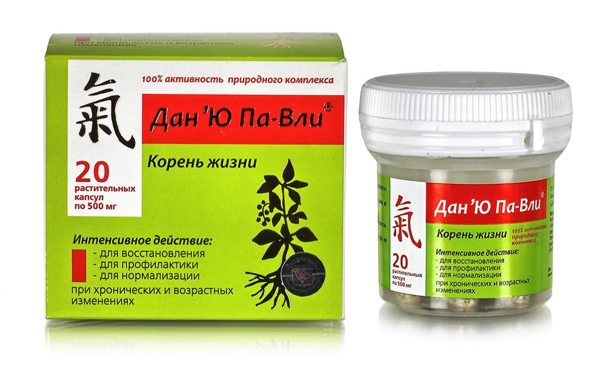 Дан'Ю Па-Вли Корень жизни  №20*500мг.