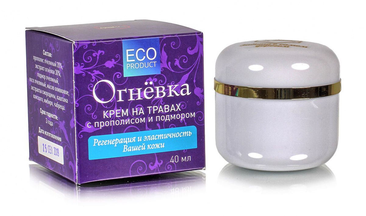 Крем Огневка с прополисом и подмором (регенерующий) 40гр.