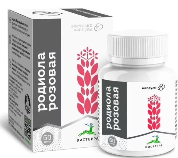 Экстракт "Родиола розовая" 60 капс Вистерра