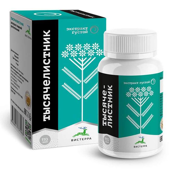 Экстракт густой "Тысячелистник" 110 гр  Вистерра
