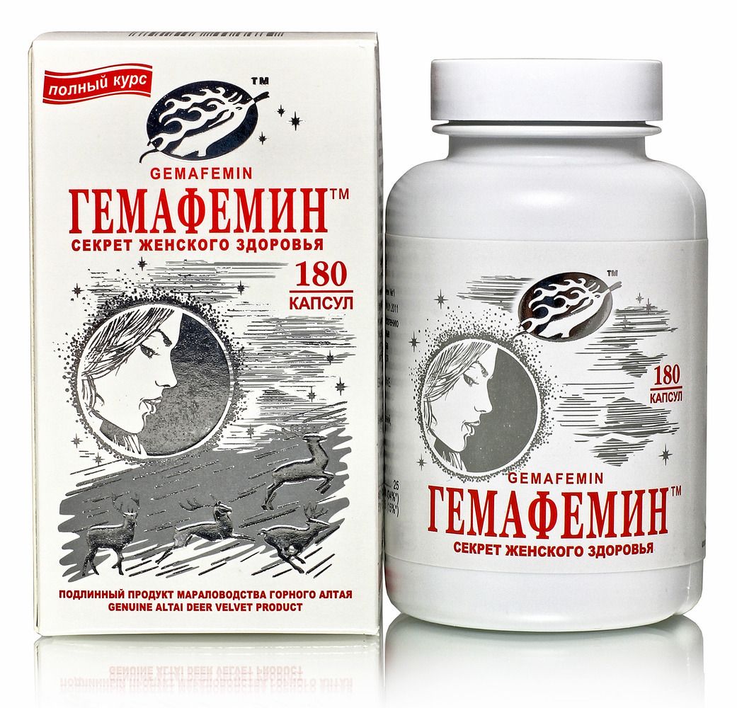 Гемафемин. Секрет женского здоровья №180*0,2гр. флакон БАД Пантопроект