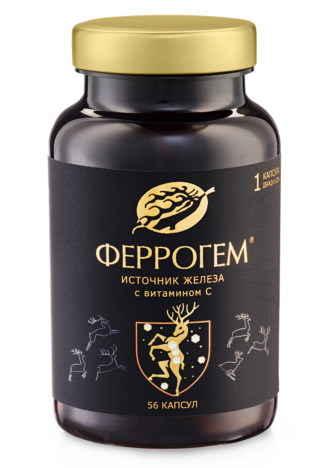 Феррогем. Источник железа с витамином С №56*02,гр. БАД //ФЛАКОН//Пантопроект