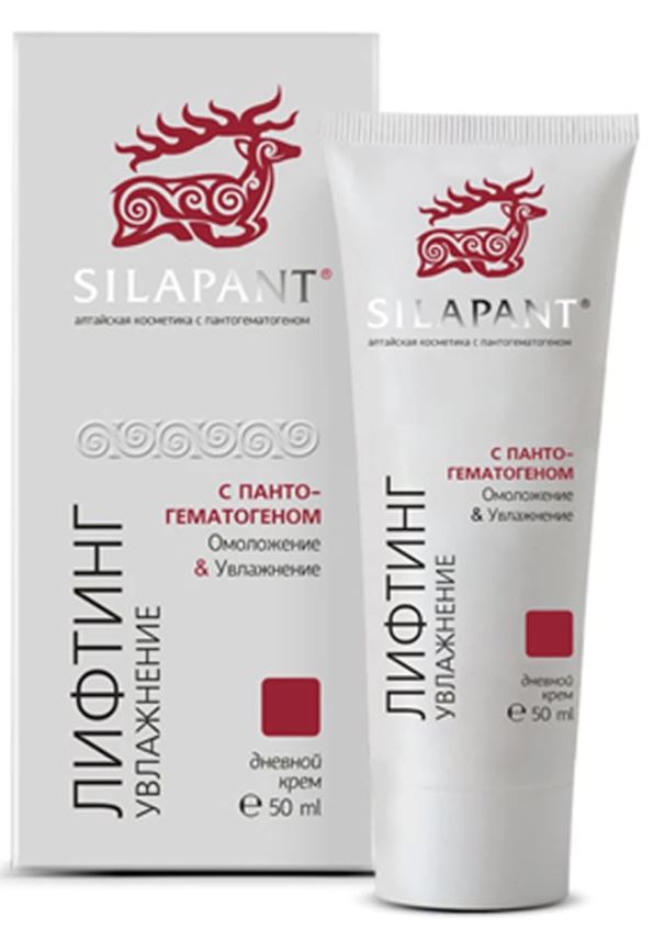 Силапант Крем для лица дневной  Лифтинг Увлажнение с пантогематогеном 50мл.