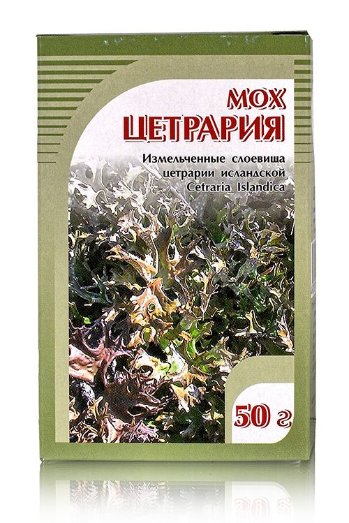 Мох цетрария (Цетрария исландская или исландский мох) 50гр. Хорст
